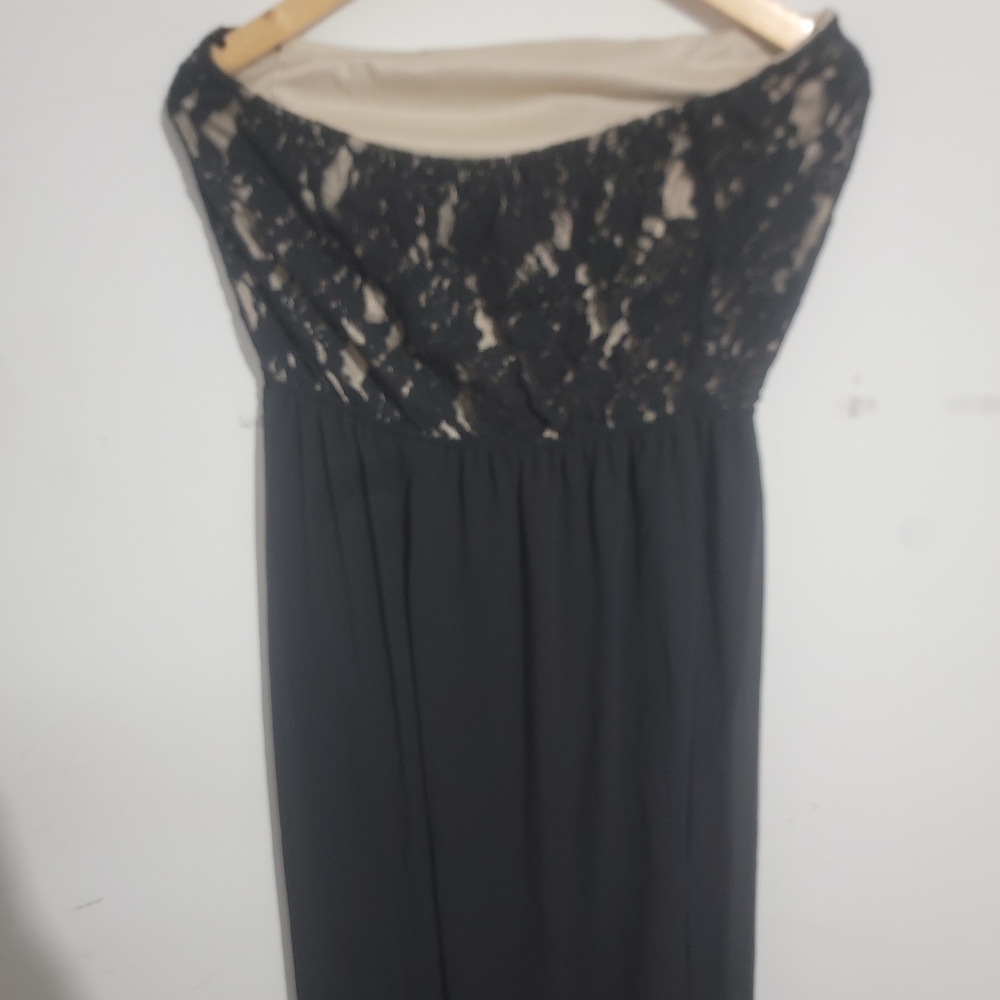 Elegant Black Lace Women's Dress